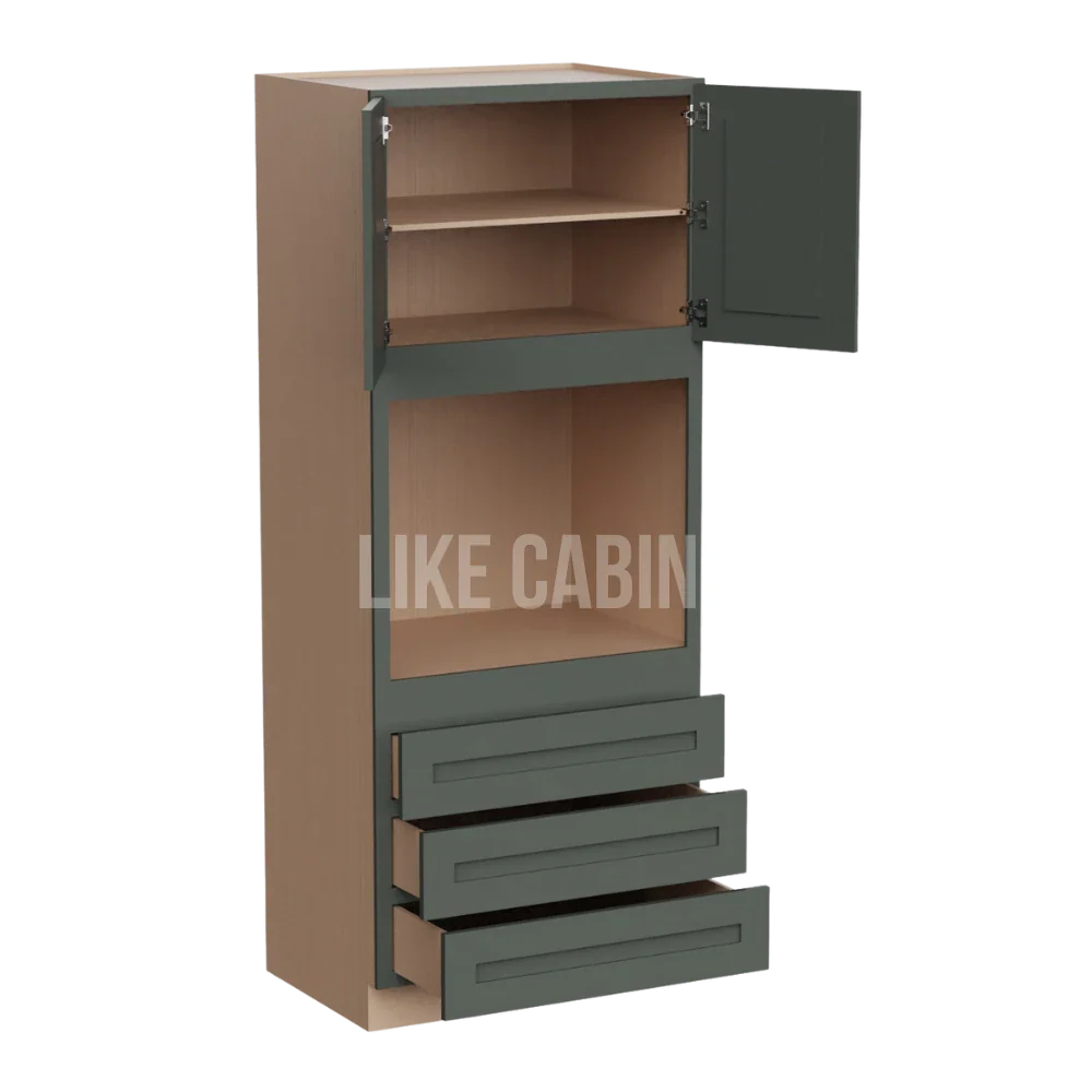 Aston Green 33'' W Oven Pantry Cabinet