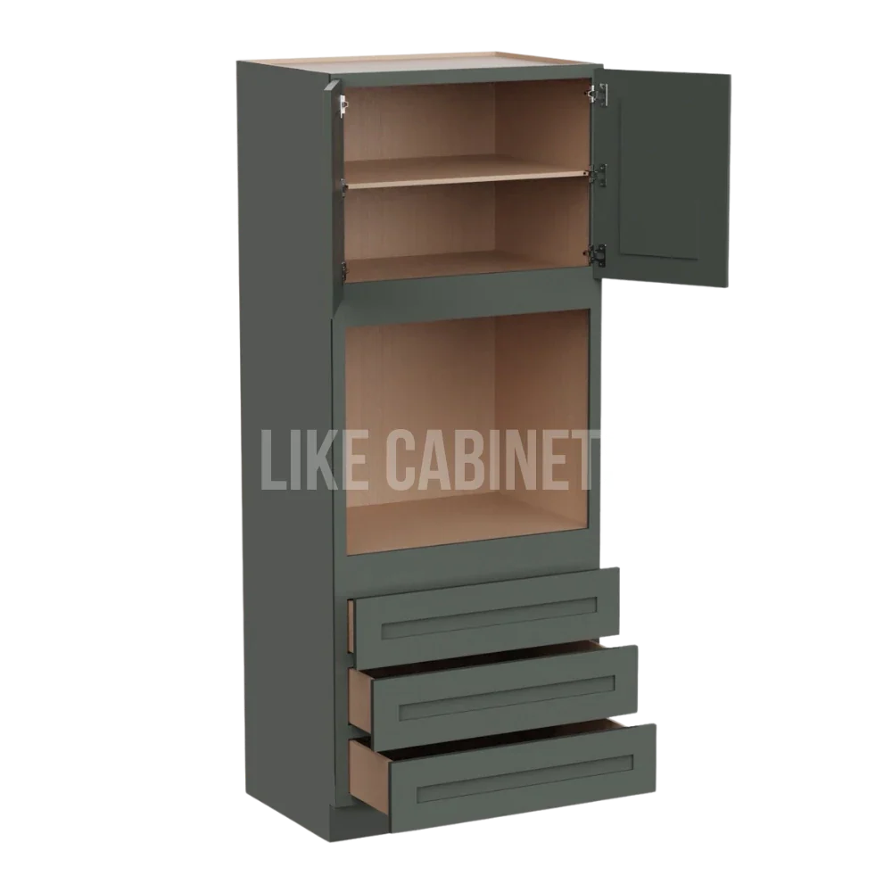 Aston Green 33'' W Oven Pantry Cabinet