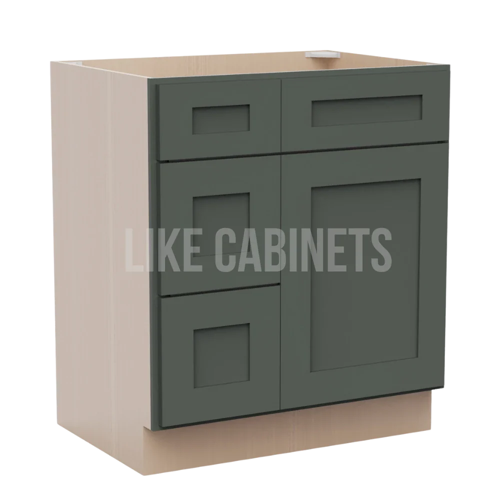 Aston Green 30'' W Vanity Combo with Drawers