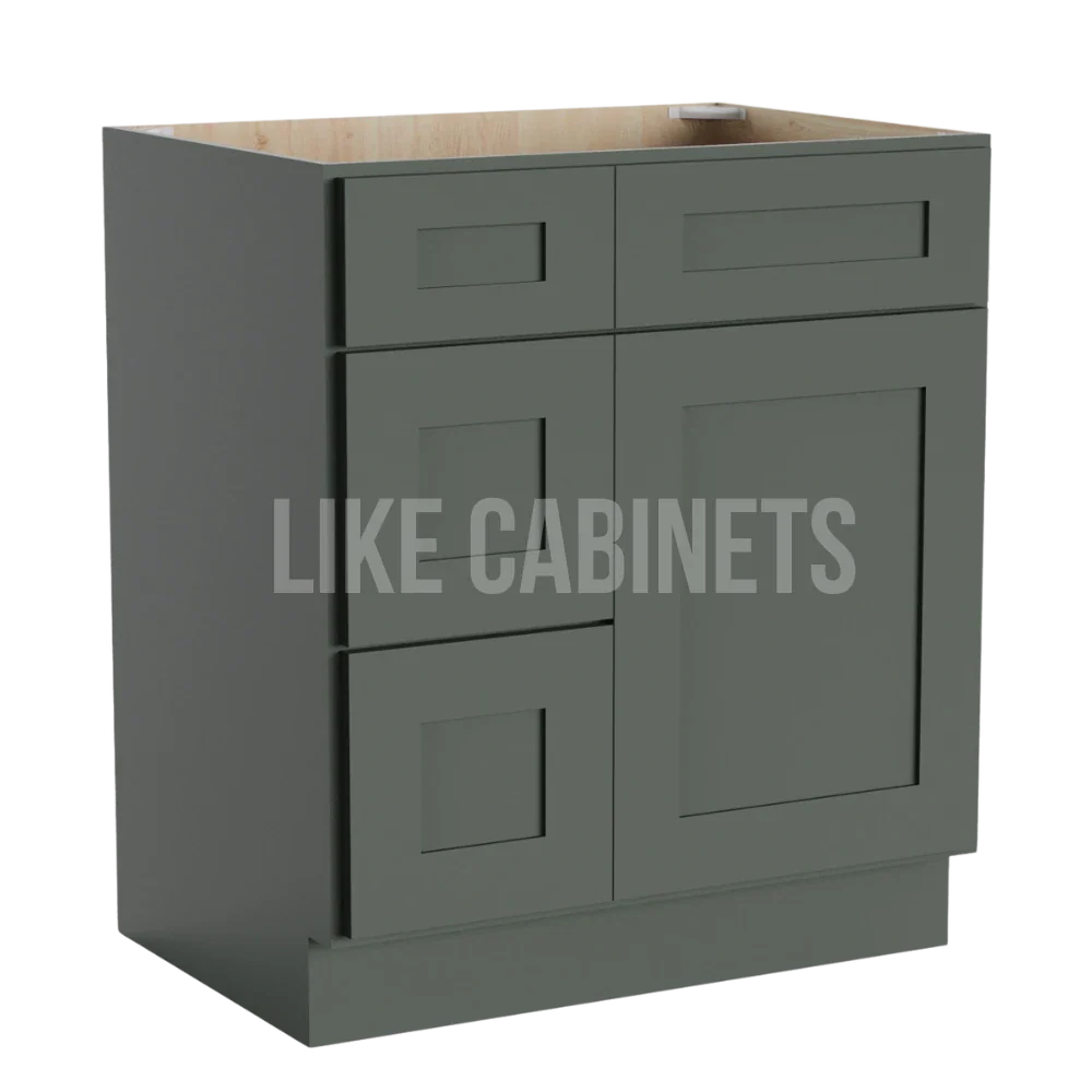 Aston Green 30'' W Vanity Combo with Drawers