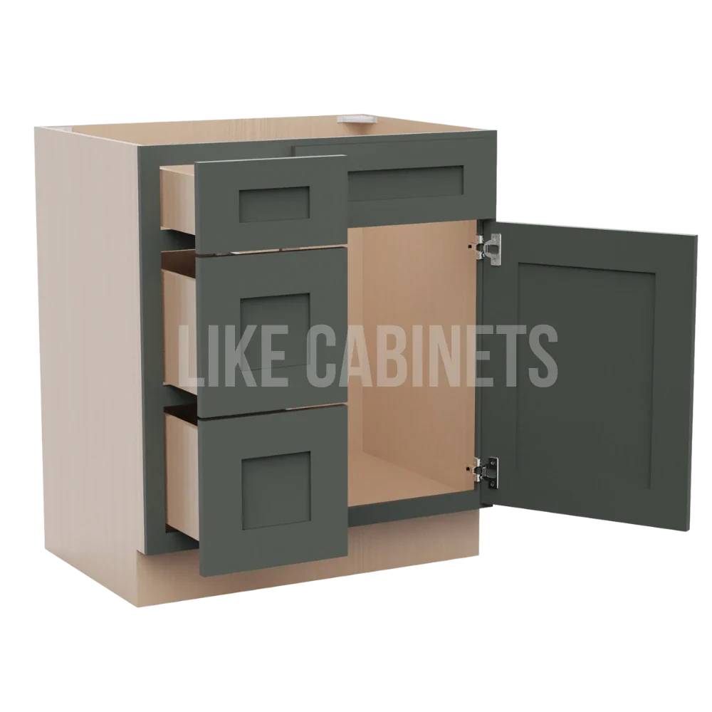 Aston Green 30'' W Vanity Combo with Drawers
