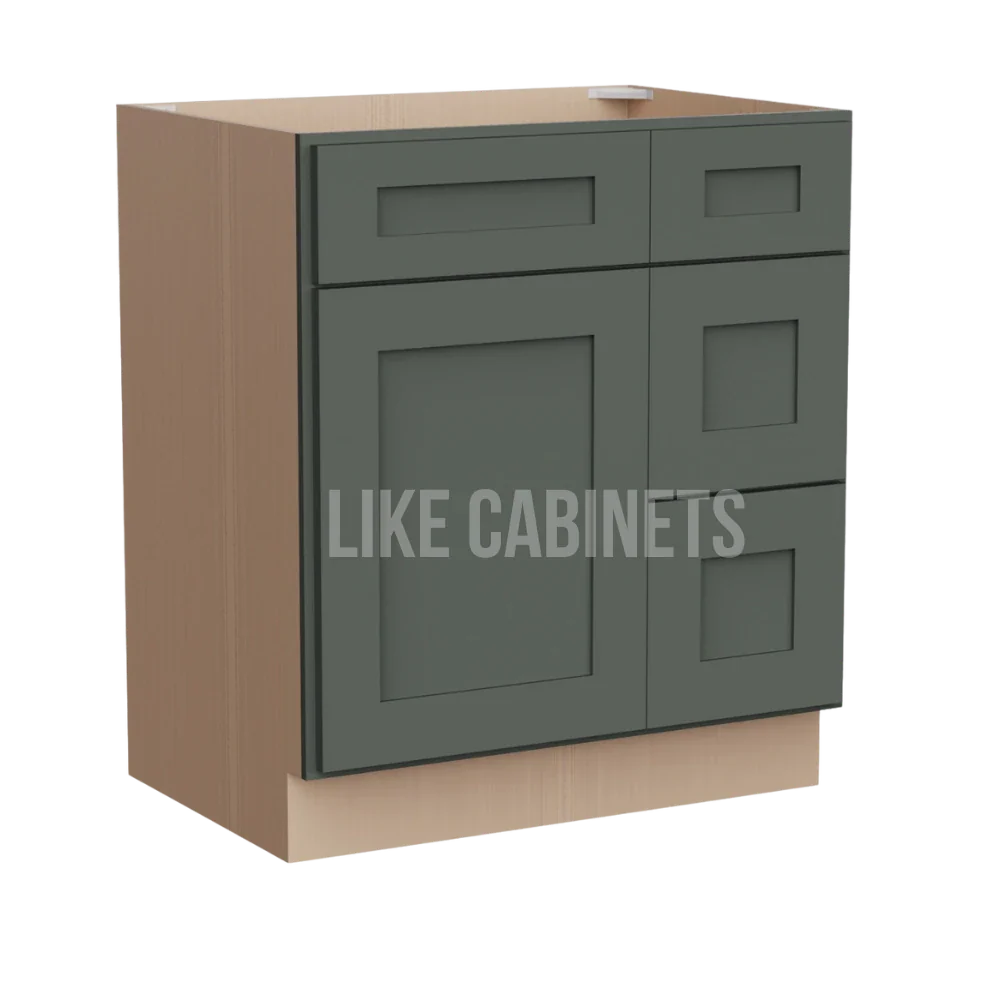 Aston Green 30'' W Vanity Combo with Drawers