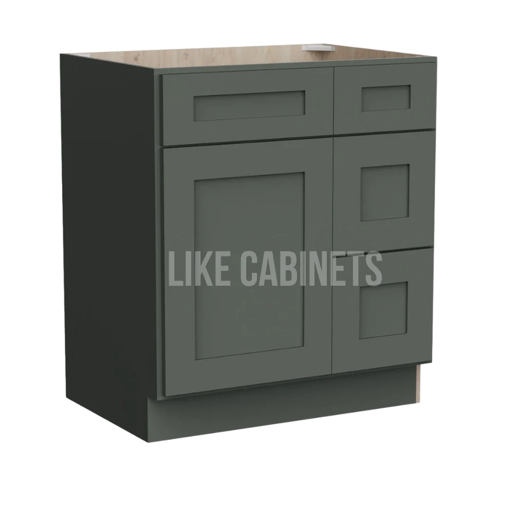 Aston Green 30'' W Vanity Combo with Drawers
