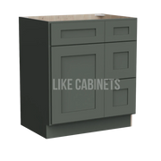 Aston Green 30'' W Vanity Combo with Drawers