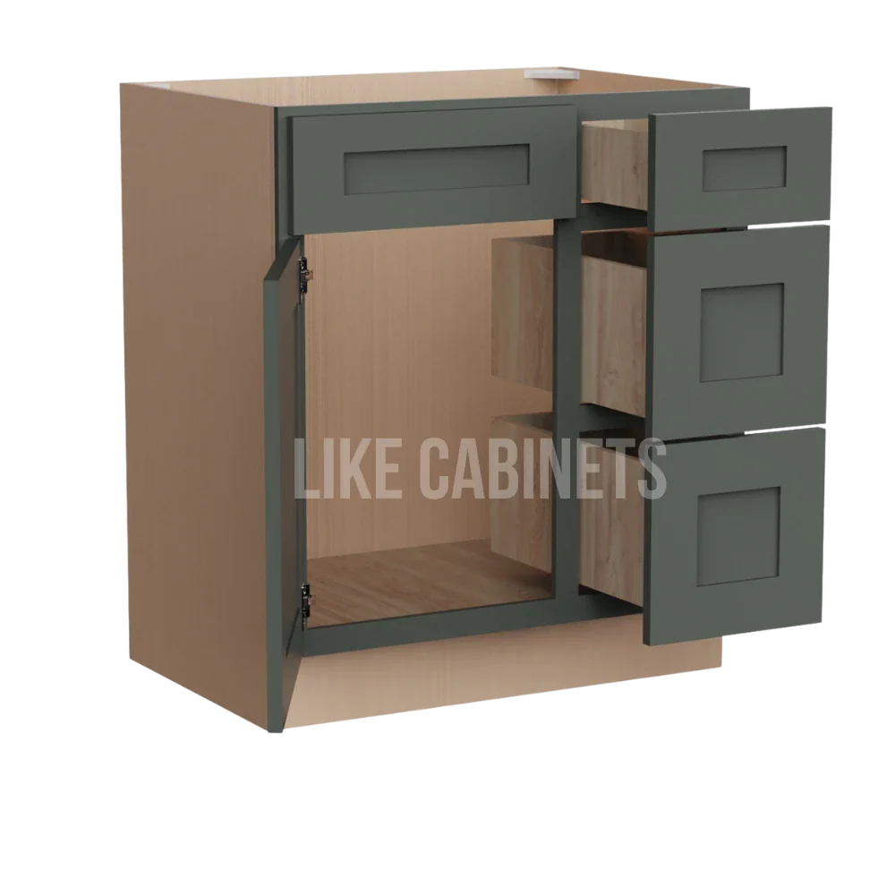 Aston Green 30'' W Vanity Combo with Drawers