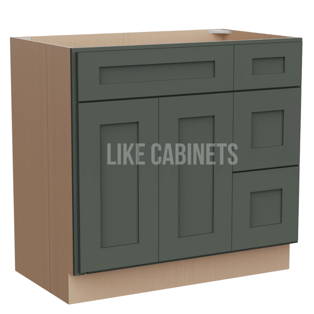 Aston Green 36'' W Vanity Combo with Drawers