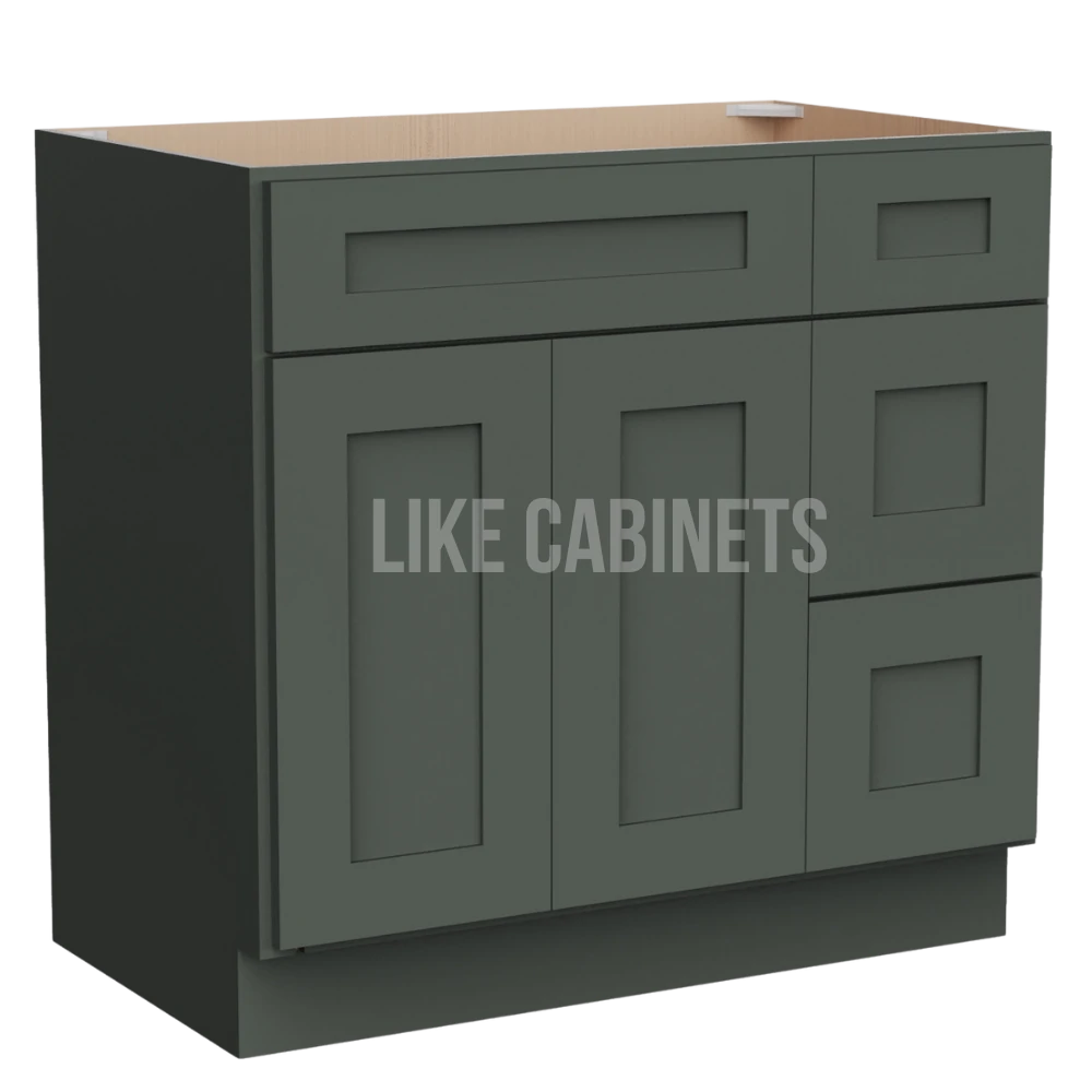 Aston Green 36'' W Vanity Combo with Drawers