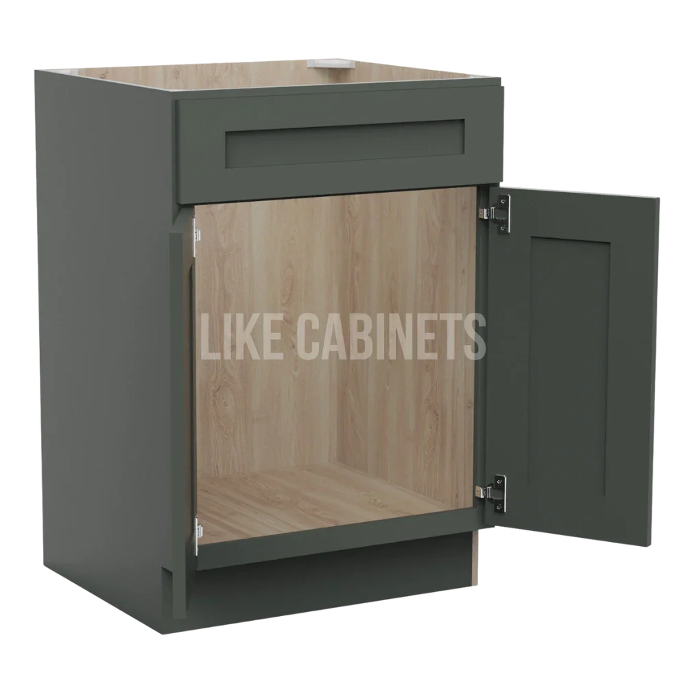 Aston Green Single Vanity Sink Base Cabinet