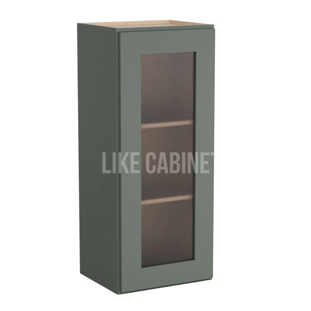 Aston Green 36'' H Single Door Wall Cabinet with Glass Door