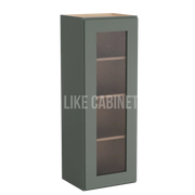 Aston Green 42'' H Single Door Wall Cabinet with Glass Door