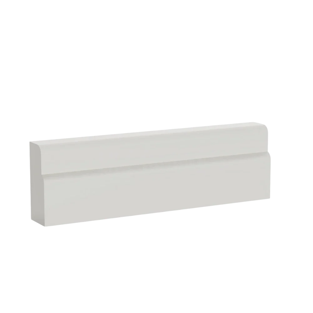 Charleston White Raised Panel Furniture Base Moulding