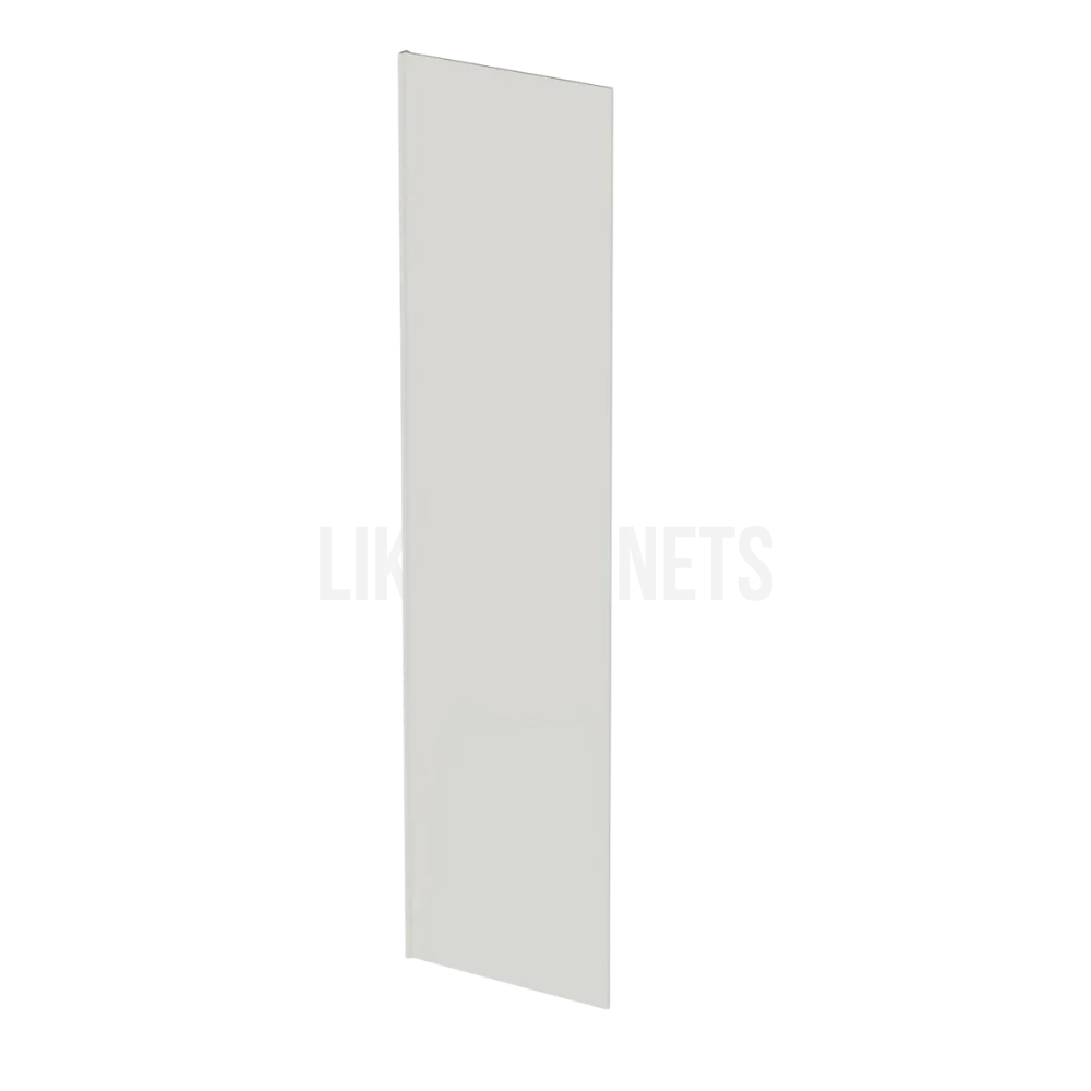 Charleston White Raised Panel Refrigerator End Panel