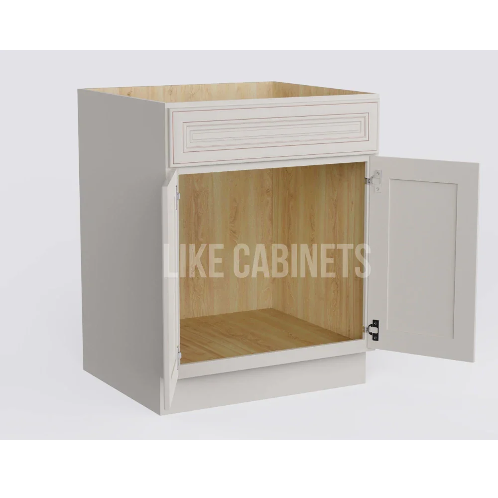 Charleston White Sink Base 27''