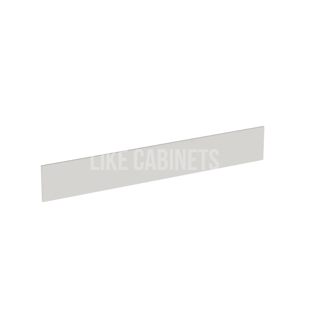 Charleston White Raised Panel Toe Kick