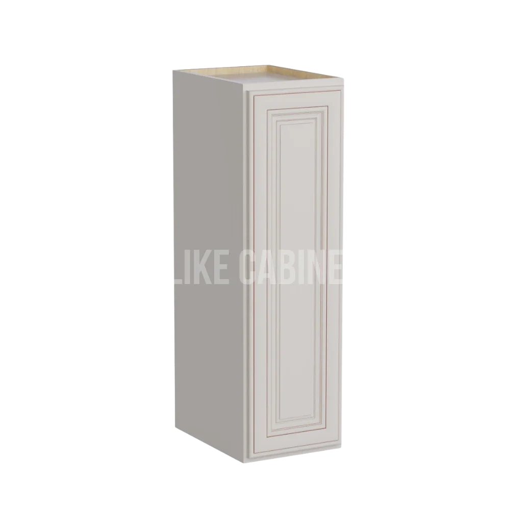 Charleston White Raised Panel 30'' H Single Door Wall Cabinet