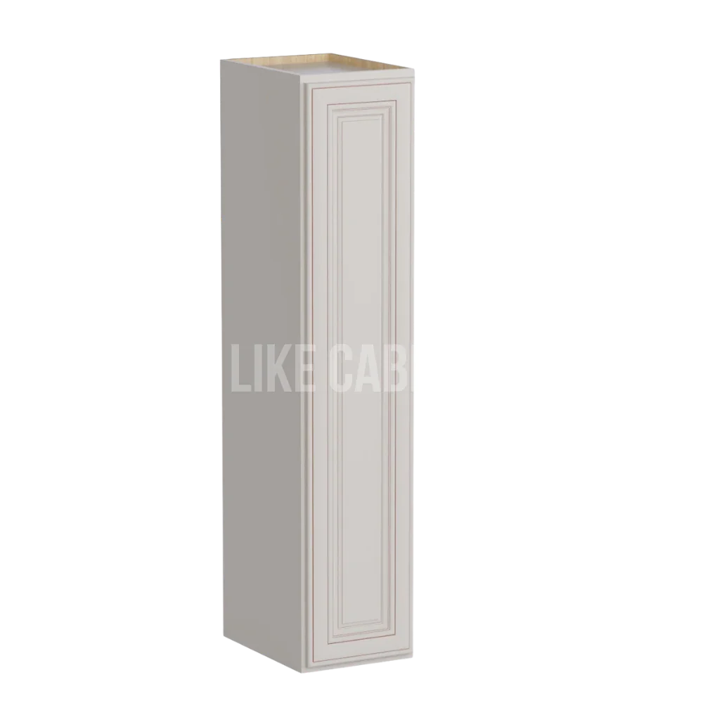 Charleston White Raised Panel 42'' H Single Door Wall Cabinet