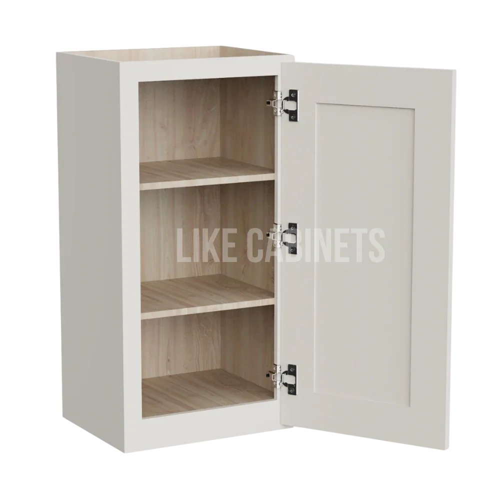 Charleston White Raised Panel 36'' H Single Door Wall Cabinet
