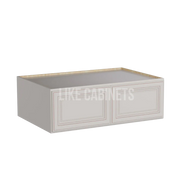 Charleston White 36'' W Refrigerator Wall Cabinet 24'' Deep