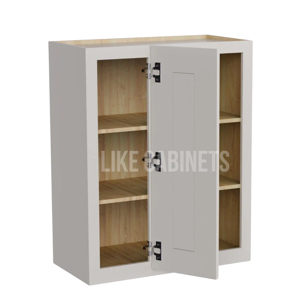 Charleston White Raised Panel 30'' H Wall Blind Cabinet