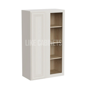 Charleston White Raised Panel 42'' H Wall Blind Cabinet
