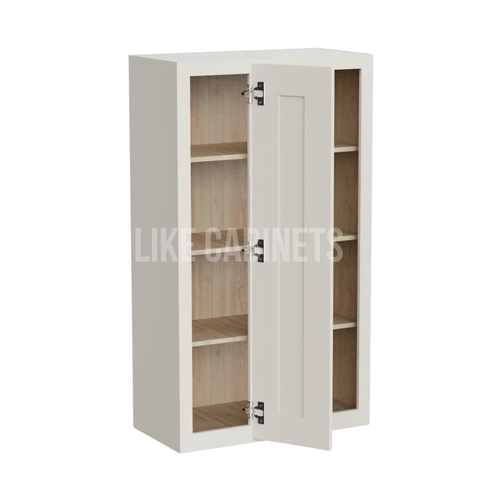Charleston White Raised Panel 42'' H Wall Blind Cabinet