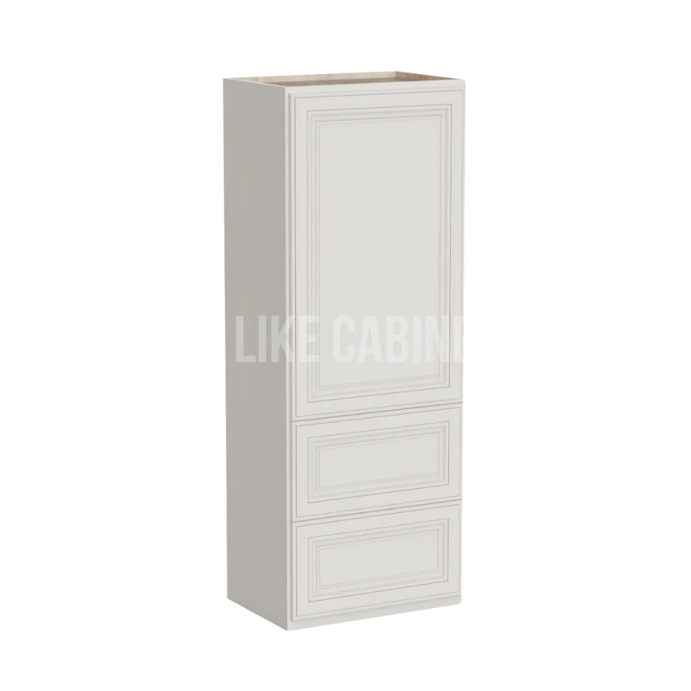 Charleston White 18''W Wall With Drawer Cabinet