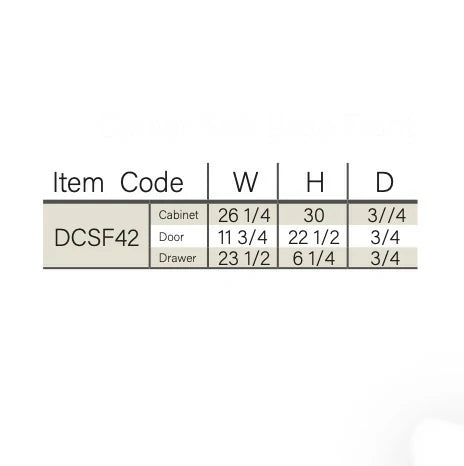 Aston Green Corner Sink Base Front