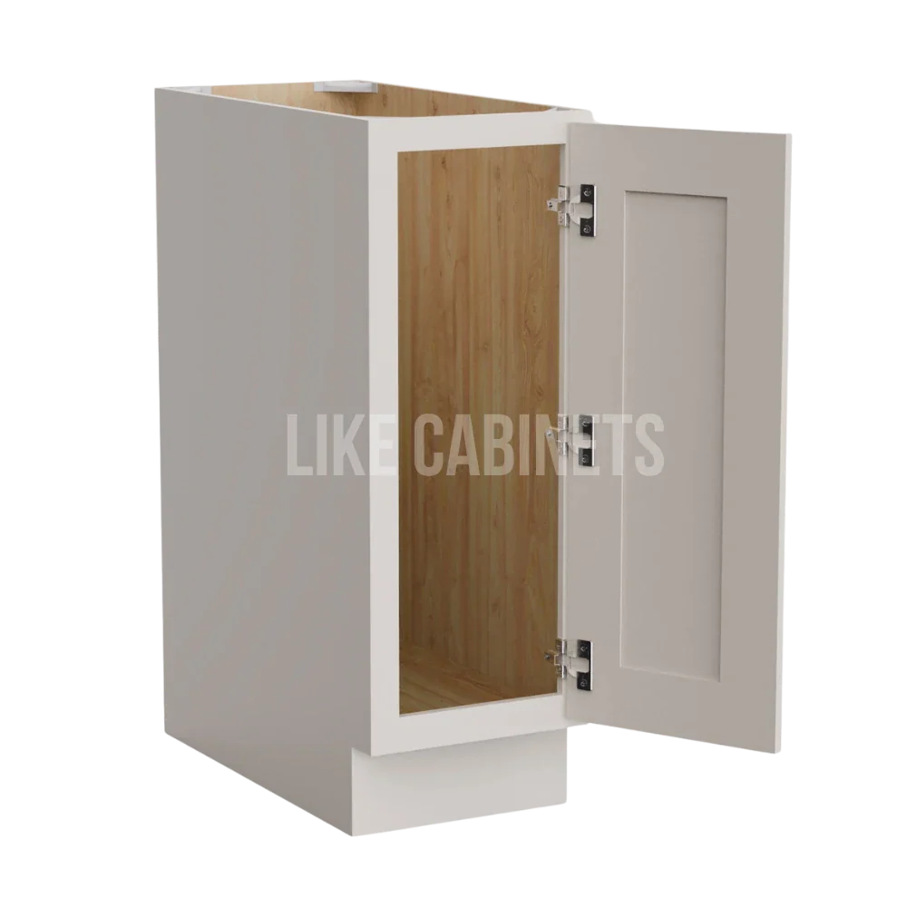 Double Dove White Base Cabinet Base Cabinet Full Height Door