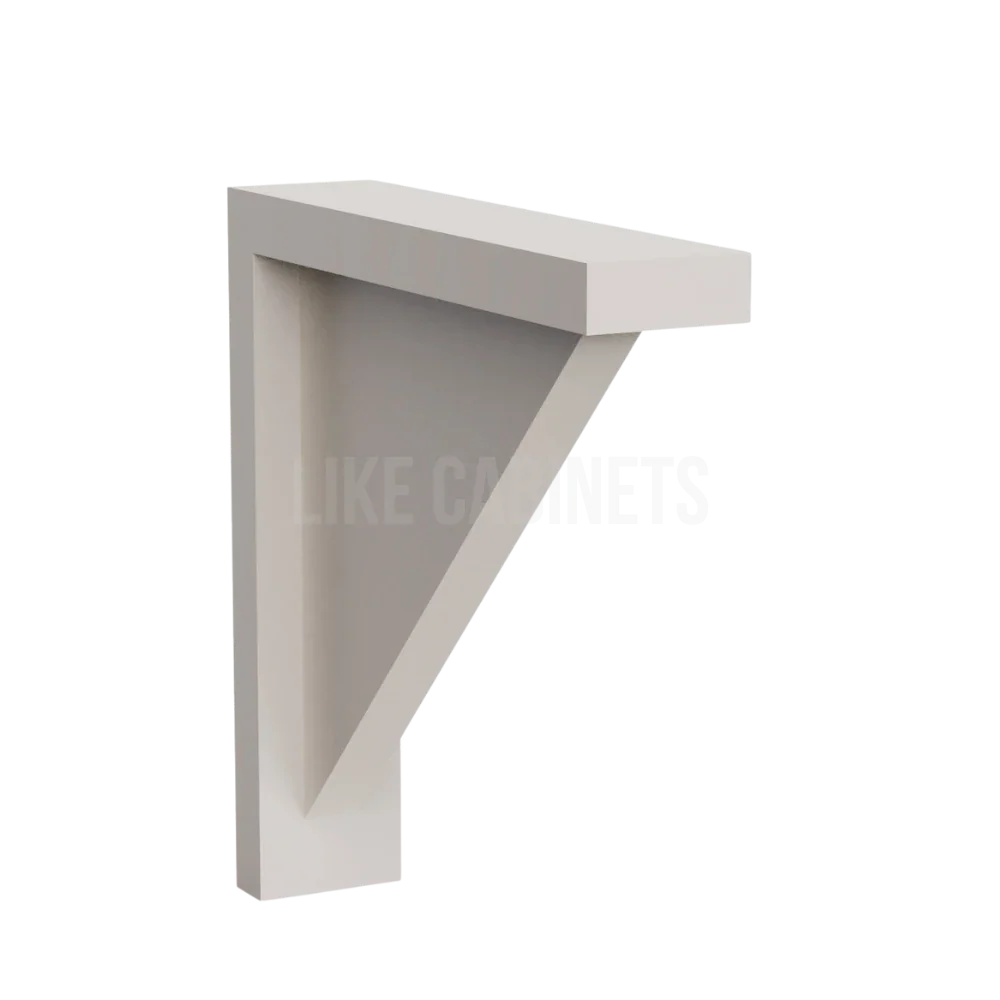 Double Dove White Cabinet Corbel 9''H