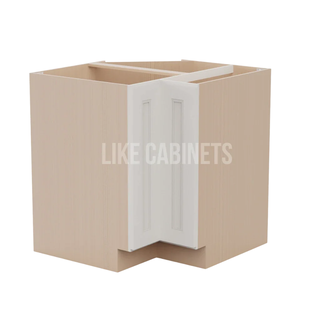 Double Dove White Easy Reach Base Cabinet