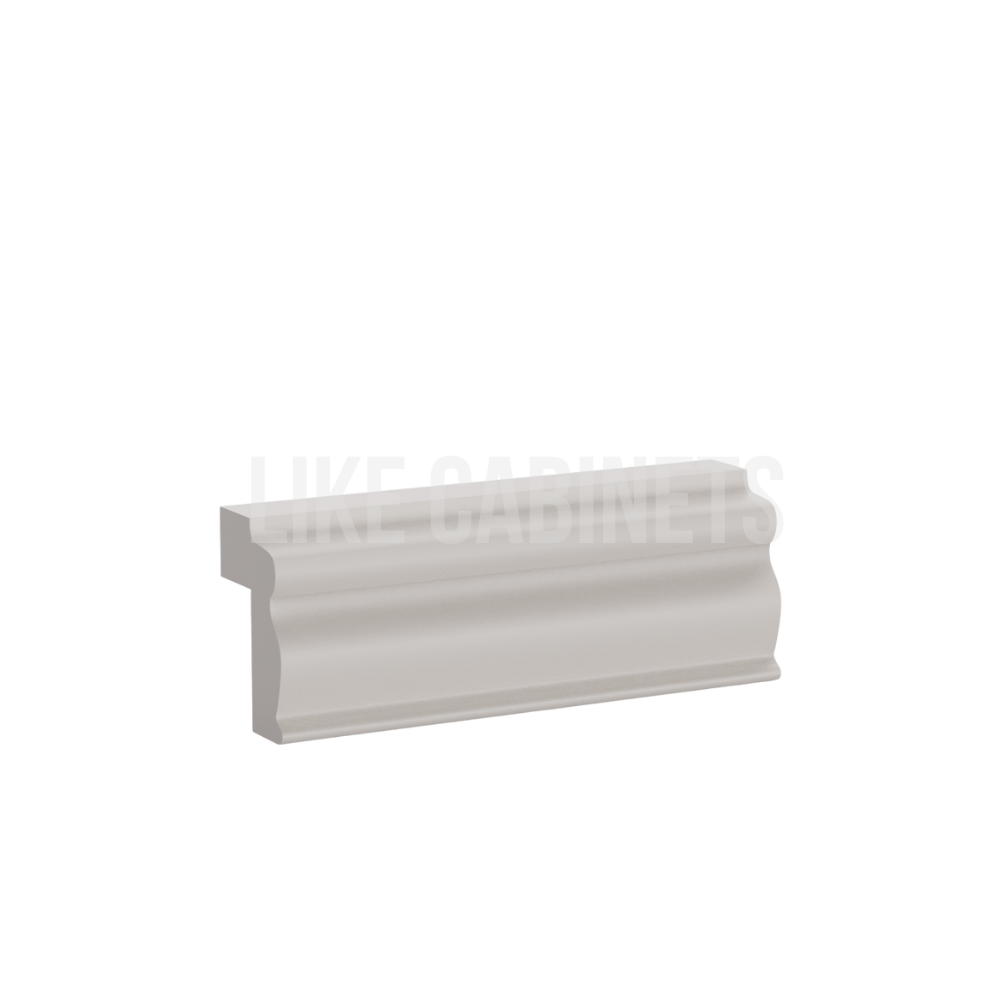 Double Dove White Light Rail Moulding