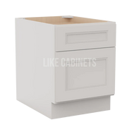 Double Dove White MINI Base Cabinet