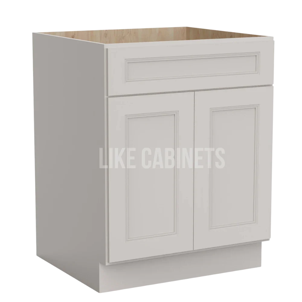 Double Dove White Sink Base 27''