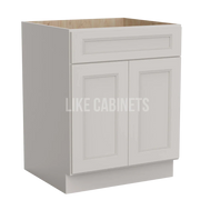 Double Dove White Sink Base 27''