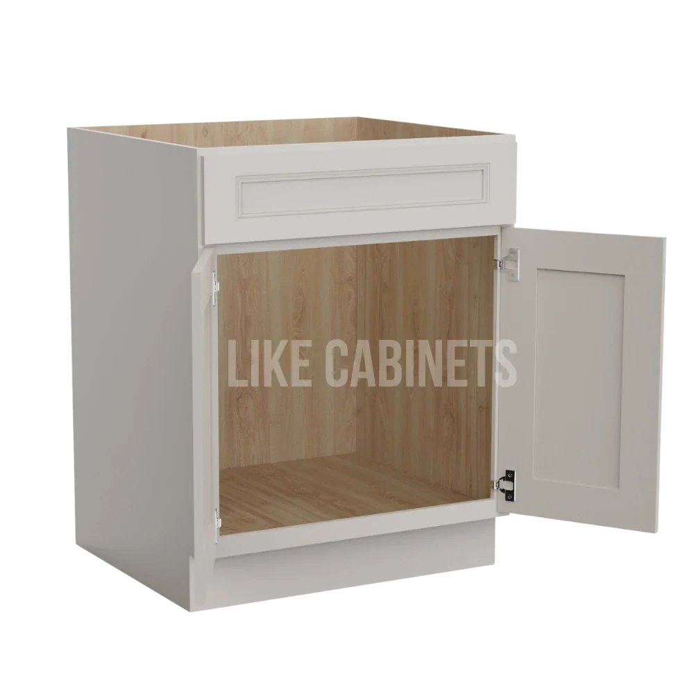 Double Dove White Sink Base 27''