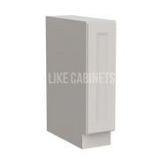 Double Dove White Spice Pull Base Cabinet