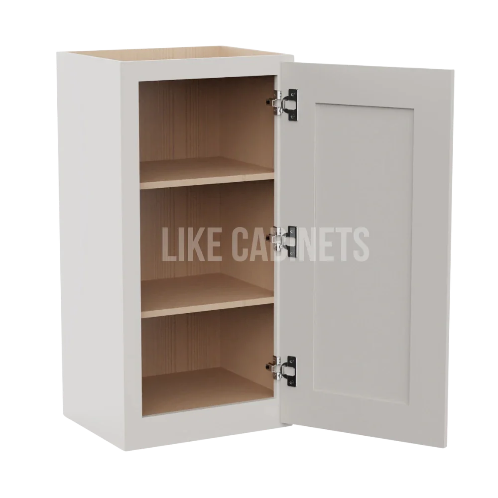 Double Dove White 36'' H 15'' W Single Door Wall Cabinet