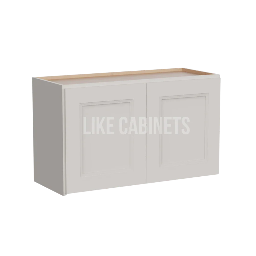 Double Dove White 18'' H Double Door Wall Cabinet with Glass Doors