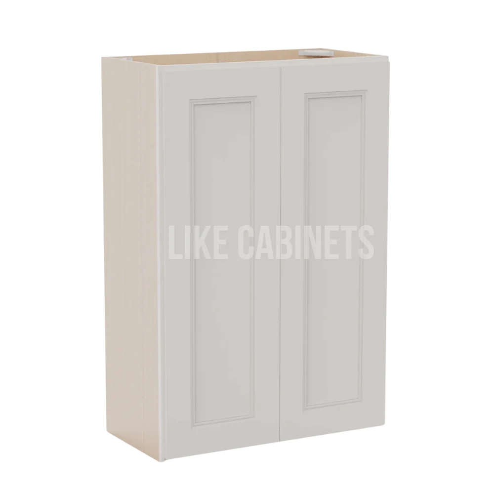 Double Dove White Double Door Wall Cabinets 36''H, 12''D
