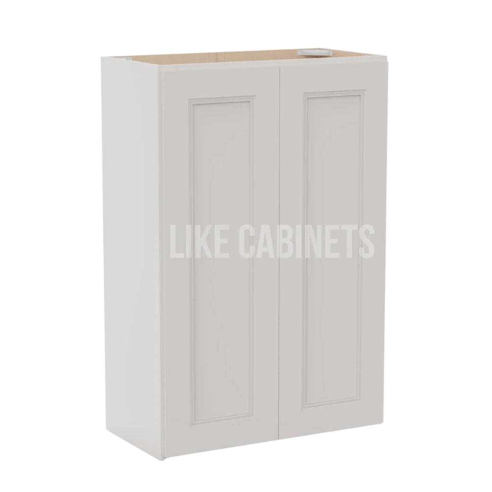 Double Dove White Double Door Wall Cabinets 36''H, 12''D