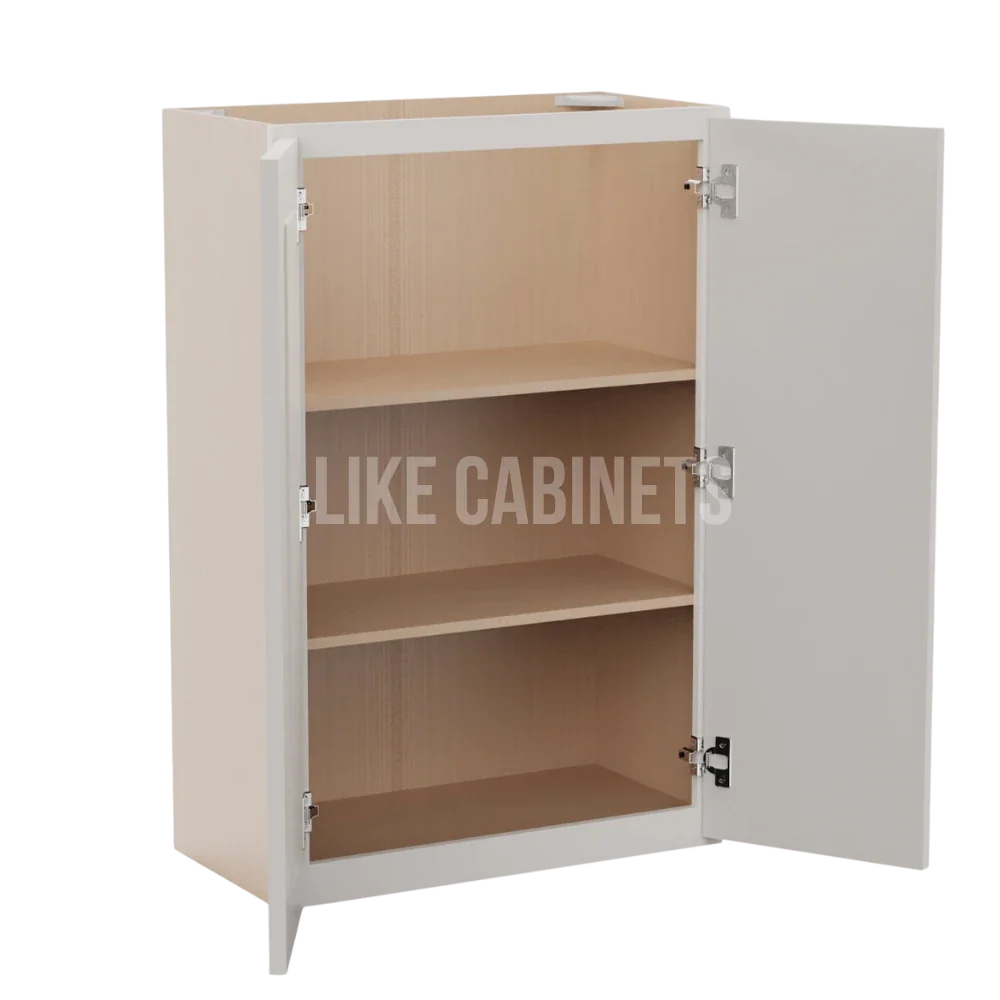 Double Dove White Double Door Wall Cabinets 36''H, 12''D