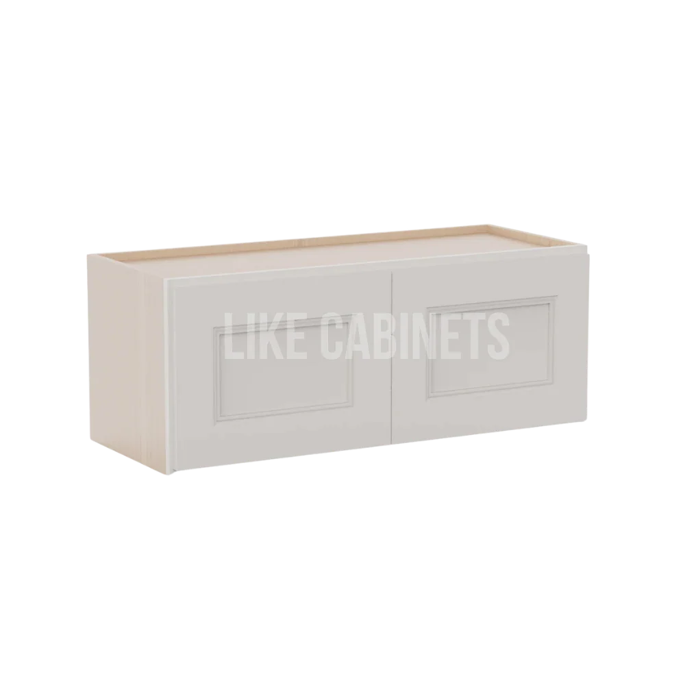 Double Dove White 12'' H Double Door Wall Cabinet