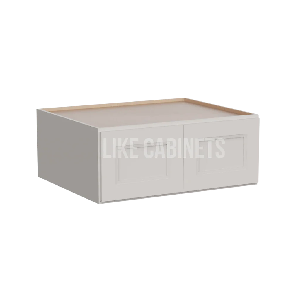 Double Dove White 30'' W Refrigerator Wall Cabinet 24'' Deep