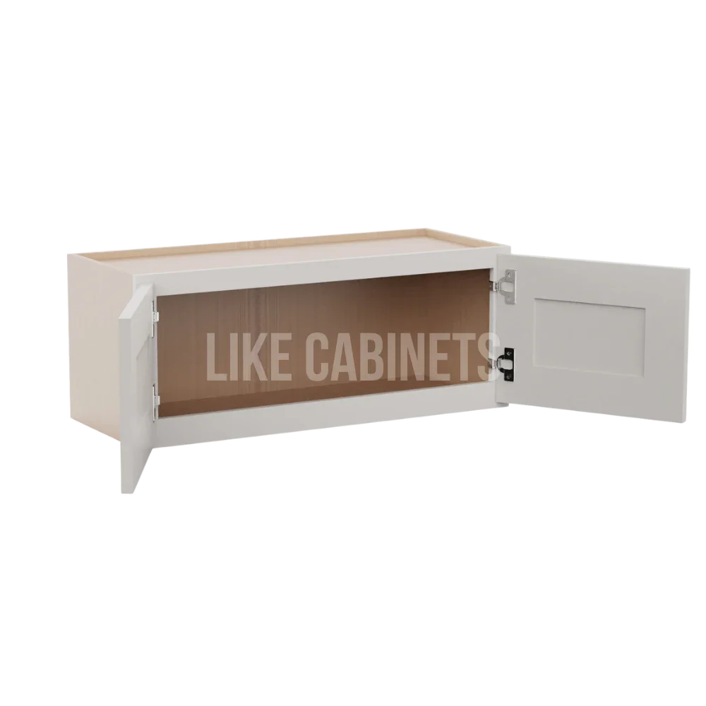 Double Dove White 15'' H Double Door Wall Cabinet