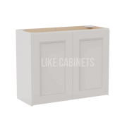 Double Dove White 24'' H Double Door Wall Cabinet