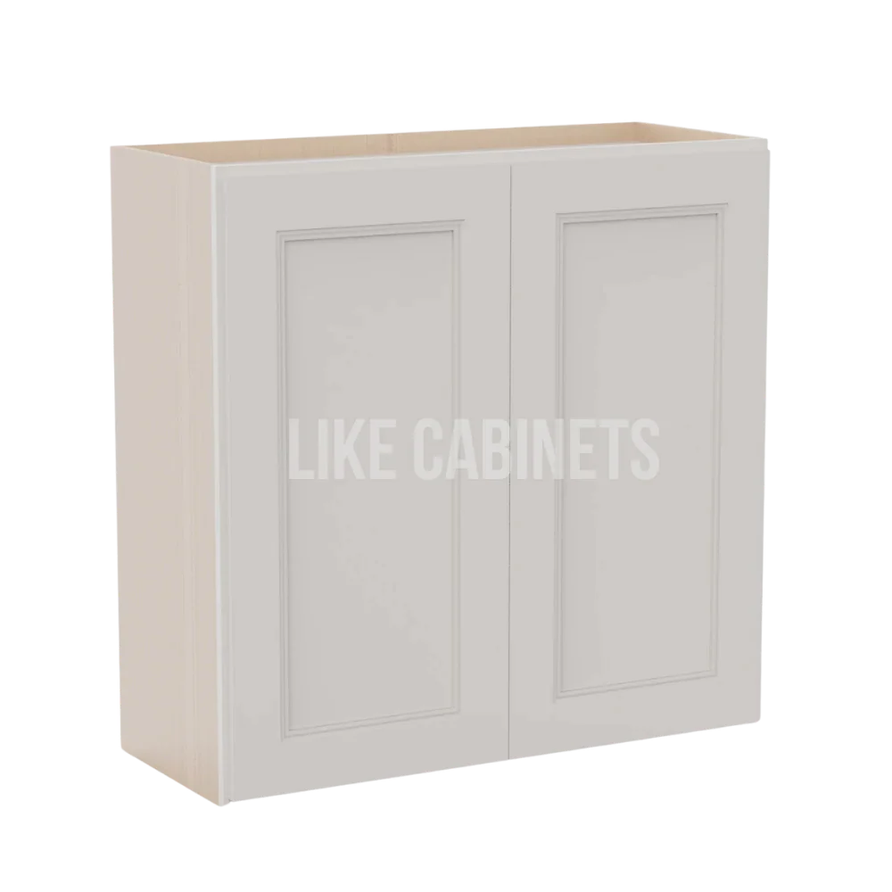 Double Dove White 30''H Double Door Wall Cabinet