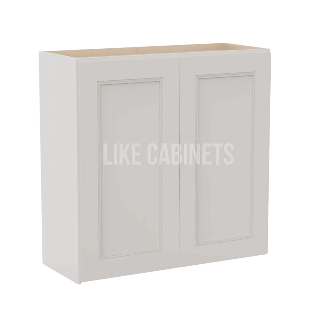Double Dove White 30''H Double Door Wall Cabinet