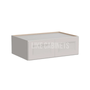 Double Dove White 36'' W Refrigerator Wall Cabinet 24'' Deep