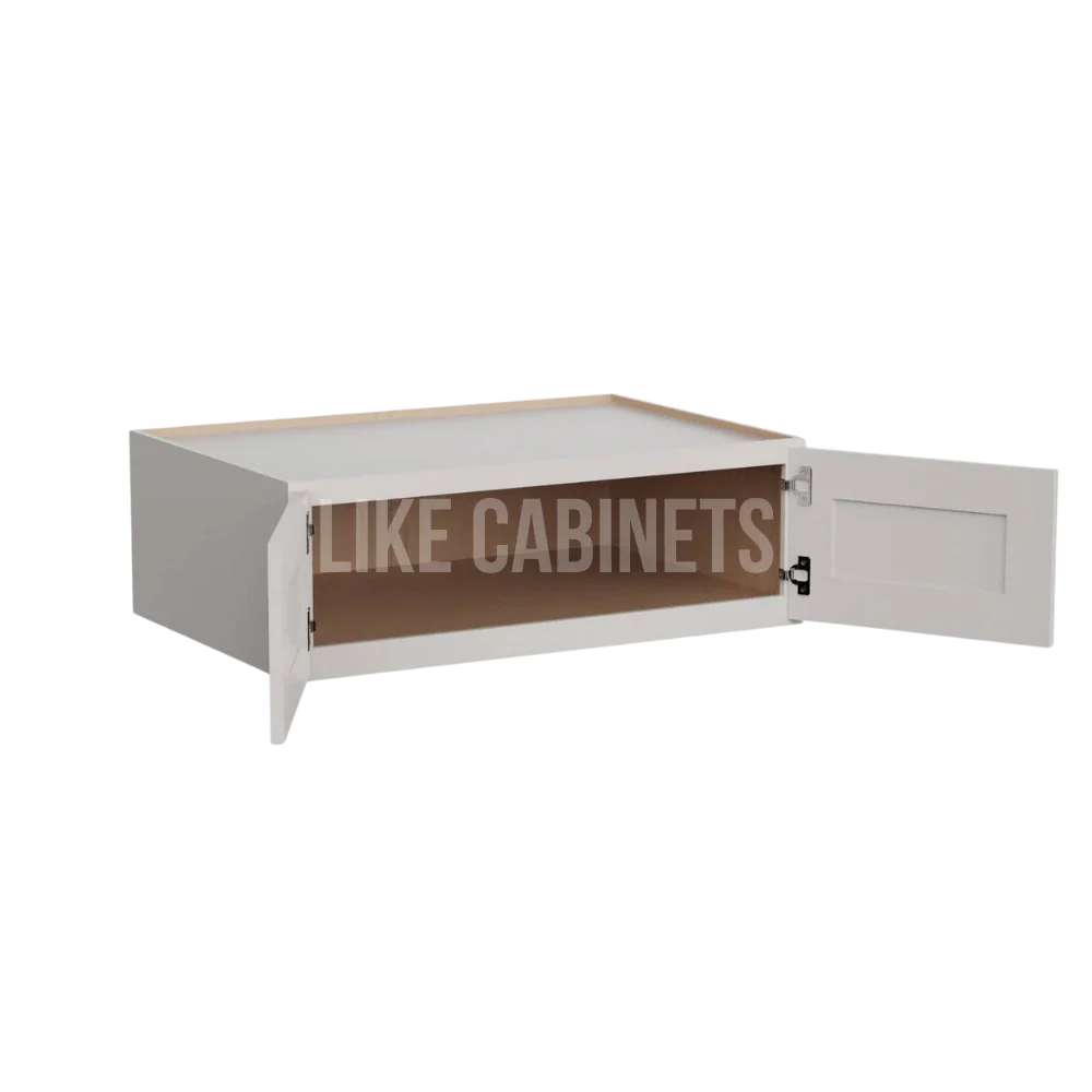 Double Dove White 36'' W Refrigerator Wall Cabinet 24'' Deep