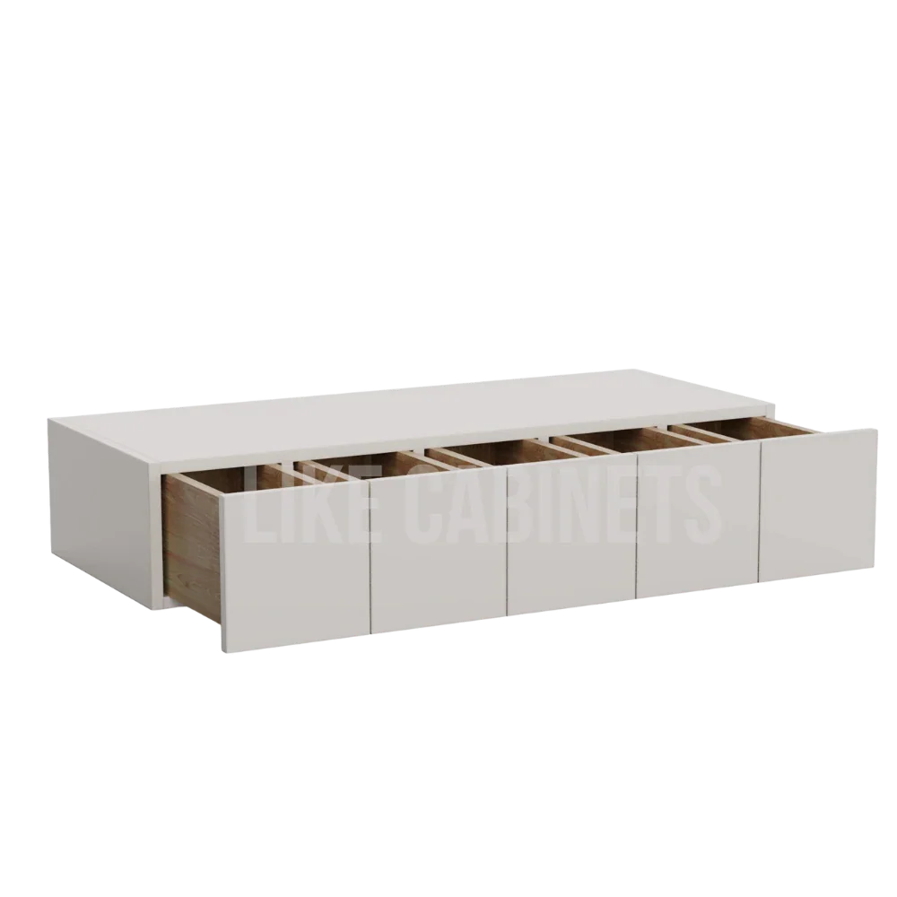 Double Dove White Wall Spice Drawer